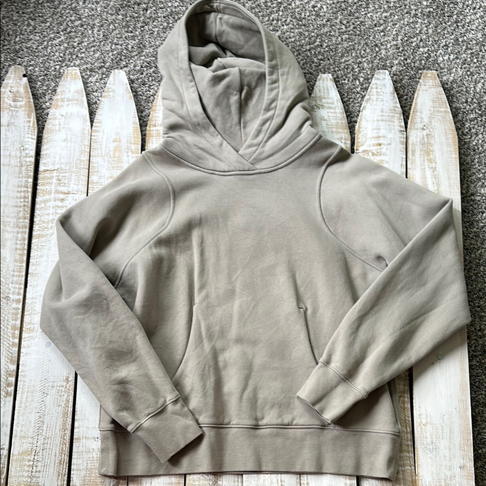 Lululemon Loungeful Hoodie Size 8 Riverstone